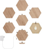 NANOLEAF Elements Hexagon STK Birchwood - 7pack EU/UK