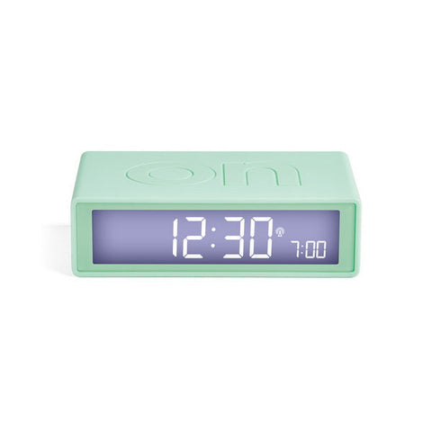 LEXON Flip Travel Reversible LCD Digital Alarm Clock