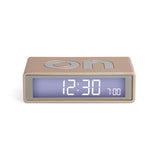 LEXON Flip Travel Reversible LCD Digital Alarm Clock