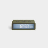 LEXON Flip Travel Reversible LCD Digital Alarm Clock