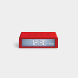 LEXON Flip Travel Reversible LCD Digital Alarm Clock