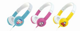 BAMiNi Hachu Happy Wired Kids Headphones (Volume-Limited)