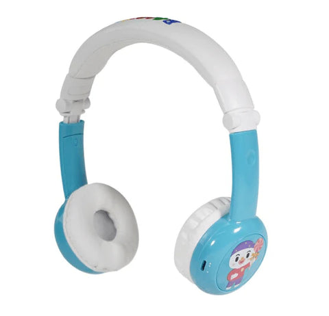 BAMiNi Hachu Happy Wired Kids Headphones (Volume-Limited)