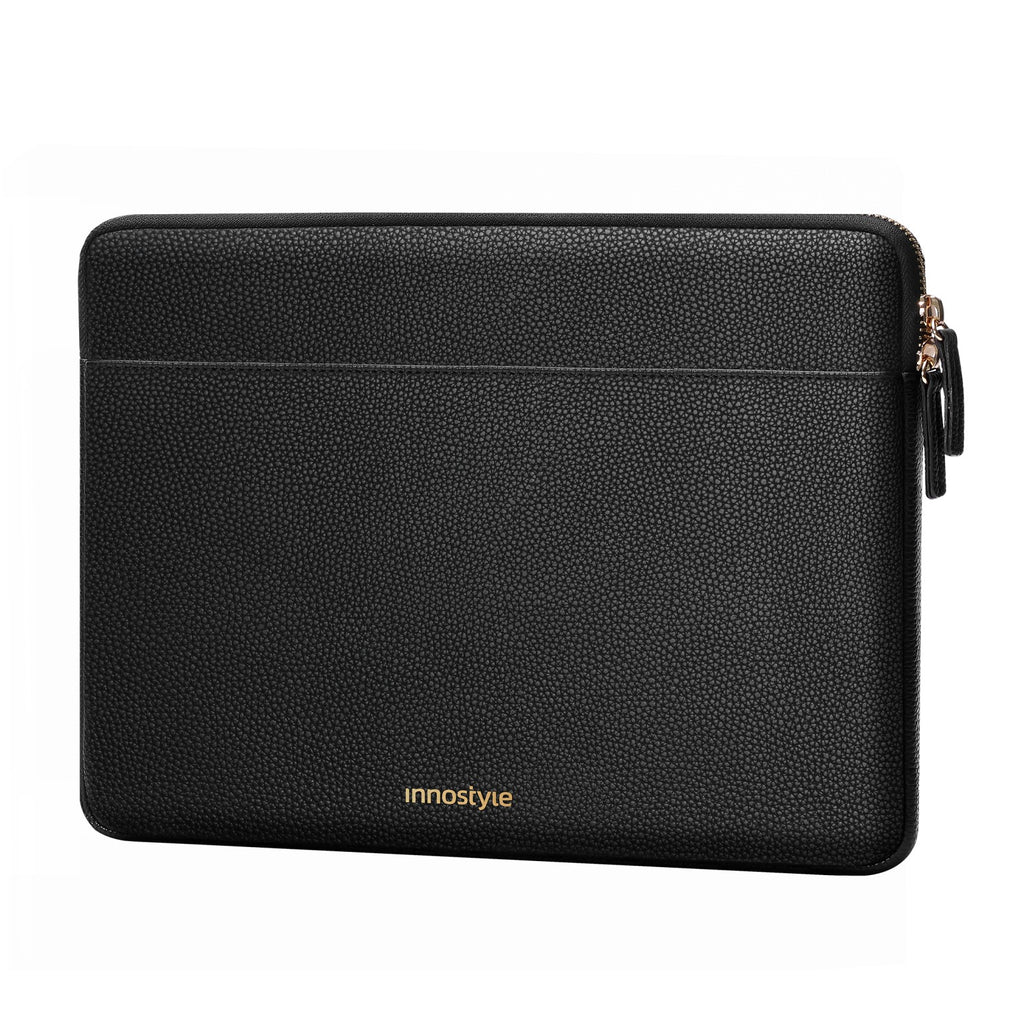 INNOSTYLE LuxLeather Laptop Sleeve Black 14in 16in