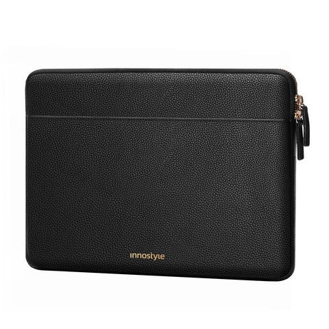 INNOSTYLE LuxLeather Laptop Sleeve Black 14in - 16in