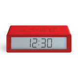LEXON Flip Travel Reversible LCD Digital Alarm Clock