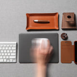 ELAGO Genuine Leather Mouse Pad (w Cable Magnet)