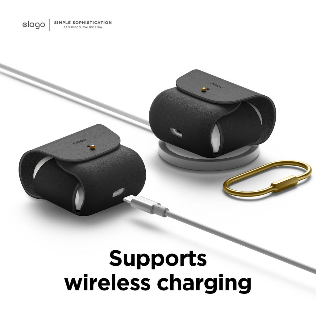 ELAGO Genuine Leather Case for AirPods – Mission Shop
