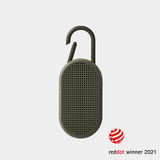 LEXON Mino T Waterproof Bluetooth Speaker w Carabiner