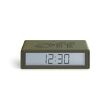 LEXON Flip Travel Reversible LCD Digital Alarm Clock