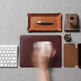 ELAGO Genuine Leather Mouse Pad (w Cable Magnet)
