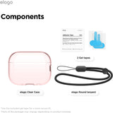 ELAGO AirPods Pro 3 Clear Strap Case