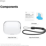 ELAGO AirPods Pro 3 Clear Strap Case