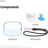 ELAGO AirPods Pro 3 Clear Strap Case