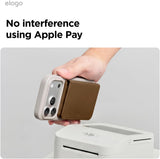 Elago Magnetic Vegan Leather Wallet 3 Card Holder Compatible with MagSafe