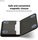 Elago Magnetic Vegan Leather Wallet 3 Card Holder Compatible with MagSafe