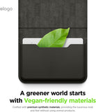 Elago Magnetic Vegan Leather Wallet 3 Card Holder Compatible with MagSafe