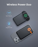 Innostyle PowerMag Duo 2-in-1 10000mAh Powerbank Simultaneous Wireless Charging for iPhone and Apple Watch
