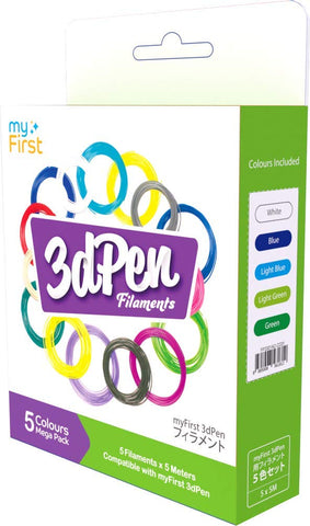 myFirst 3D Pen Filament - 5 Colors