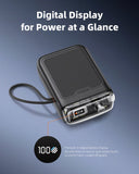 INNOSTYLE TransiMini FlexCharge 10000 with Built In Retractable 60cm Cable 30W