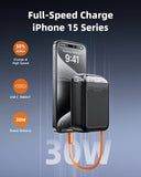 INNOSTYLE TransiMini FlexCharge 10000 with Built In Retractable 60cm Cable 30W