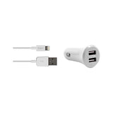 3SIXT Dual USB Car Charger 3.4A - Lightning