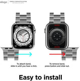 ELAGO Metal Apple Watch Strap for All Apple Watch Series