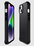 ITSKINS Ballistic R // Carbon for iPhone 14 Series - Black