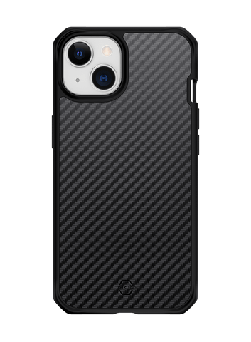 ITSKINS Ballistic R // Carbon for iPhone 14 Series - Black