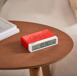 LEXON x PANTONE Flip Classic Reversible LCD Alarm Clock