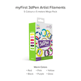 myFirst 3dPen Artist Filament Refill | PLA Filament 6 Colors