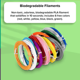 myFirst 3dPen Artist Filament Refill | PLA Filament 6 Colors