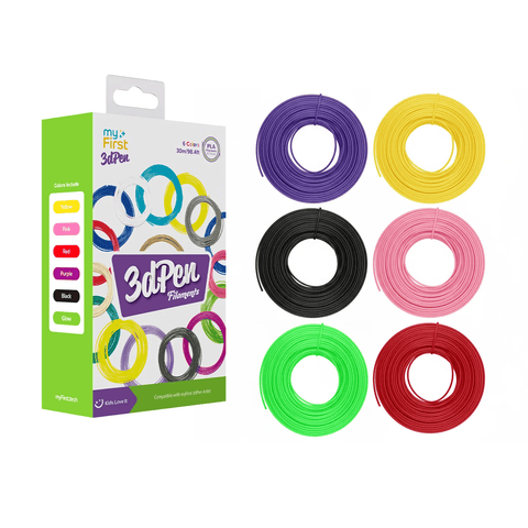 myFirst 3dPen Artist Filament Refill | PLA Filament 6 Colors
