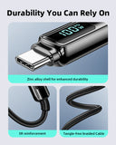 INNOSTYLE DigiPower USB-C to USB-C Cable with Digital Display 100W