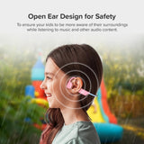 myFirst Headphones Airwaves Open-Ear Air Conduction Wireless Headphones for Kids