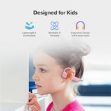 myFirst Headphones Airwaves Open-Ear Air Conduction Wireless Headphones for Kids