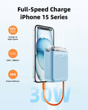 INNOSTYLE TransiMini FlexCharge 10000 with Built In Retractable 60cm Cable 30W