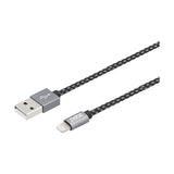 3SIXT BLK Cable USB-A to Lightning 1m