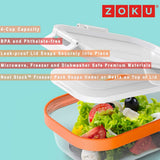 ZOKU Neat Stack™ 3pc Lunch Set
