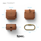 ELAGO Genuine Leather Case for AirPods 3