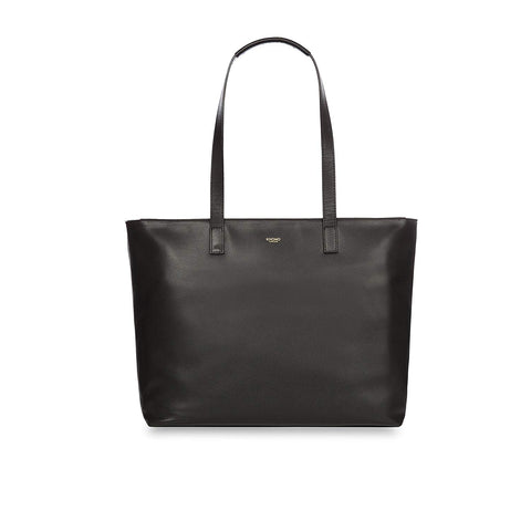 KNOMO Maddox 15" Leather Top-Zip Tote