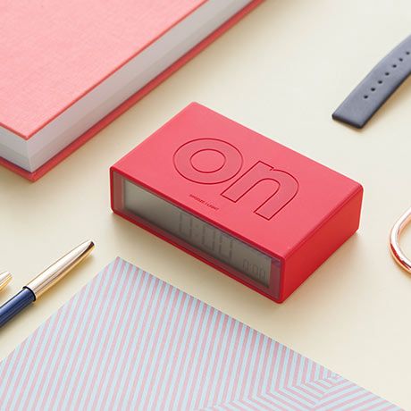 LEXON Flip+ Reversible LCD Digital Alarm Clock – Mission Shop