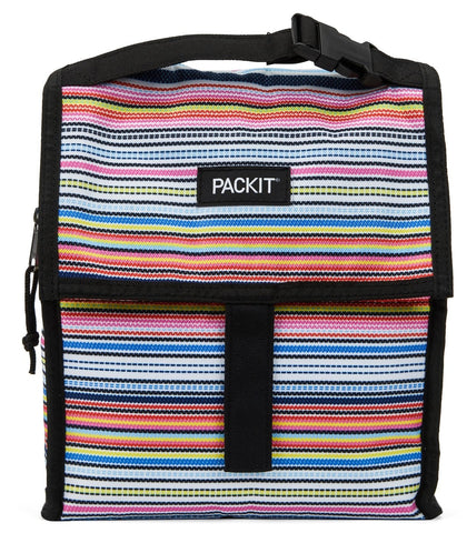 PackIt Freezable Lunch Bag with Zippered Closure, Paradise Breeze