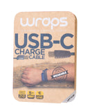 WRAPS Wristband Cable USB to USB-C 1m